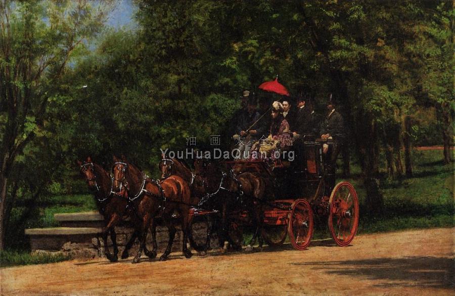 A May Morning in the Park - 托马斯·伊肯斯